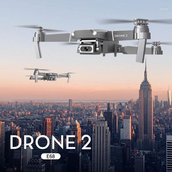 

drones 2021 e68 drone hd wide angle 4k wifi 1080p fpv video live recording quadcopter height to maintain camera toys1
