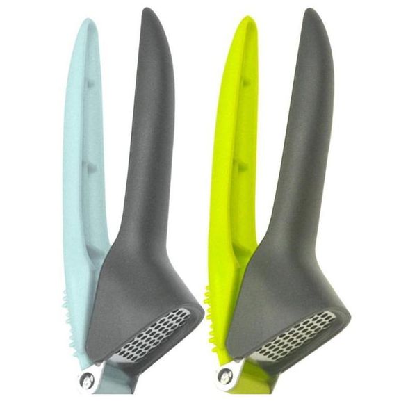 

multi-function manual garlic presser crusher grinding slicer chopper stainless steel vegetables squeezer masher gadg bbyjqw
