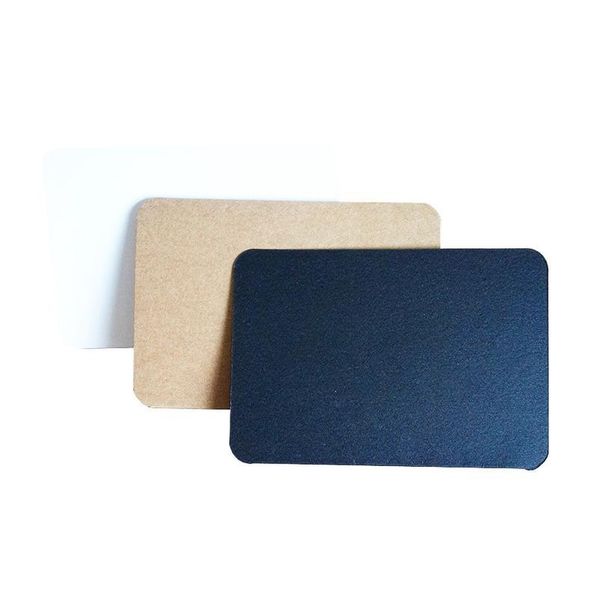 

50pcs vintage creative blank postcards kraft paper greeting card brown white black gift card wholesale party in qylrrr