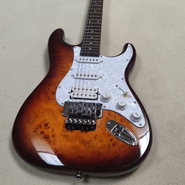

available in stock, pearl guard, electric guitar, freud rose saint, custom body, chrome, vibrato, real p