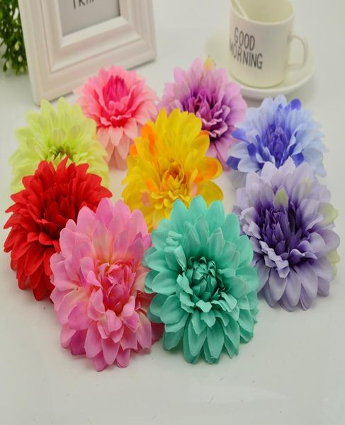 

10шт искусственные цветы дешево для свадебный банкет украшение diy венок ручной работы цветок art silk гербера хризантема jllmya home003