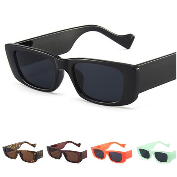 

fashion women & men sunglasses rectangle sun glasses jelly color eyewear goggles anti-uv spectacles thick temple eyeglasses a++, White;black