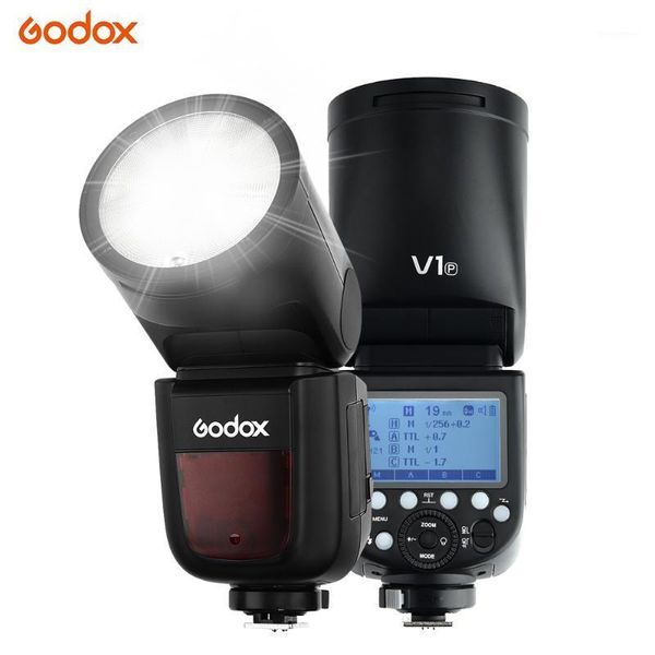 

godox v1p camera flash speedlite speedlight round head flash 2.4g wireless x system for pentax 645z k-3ii k-1 k-50 k-s2 k701