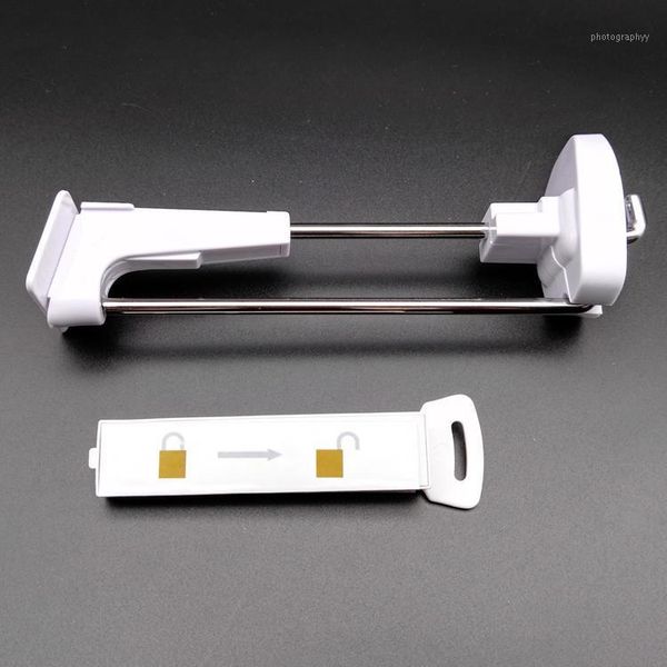 

21pcs 15/18/25cm supermarket slatwall anti-theft locking hook groceries display hook anti-theft magnetic key1