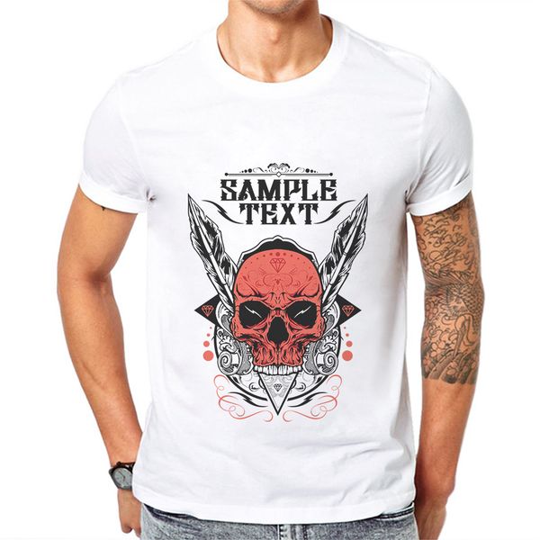 

popular skull print sample text male short sleeve summer man s casual skulls mens sport hooded sweatshirt hoodie men t shirt