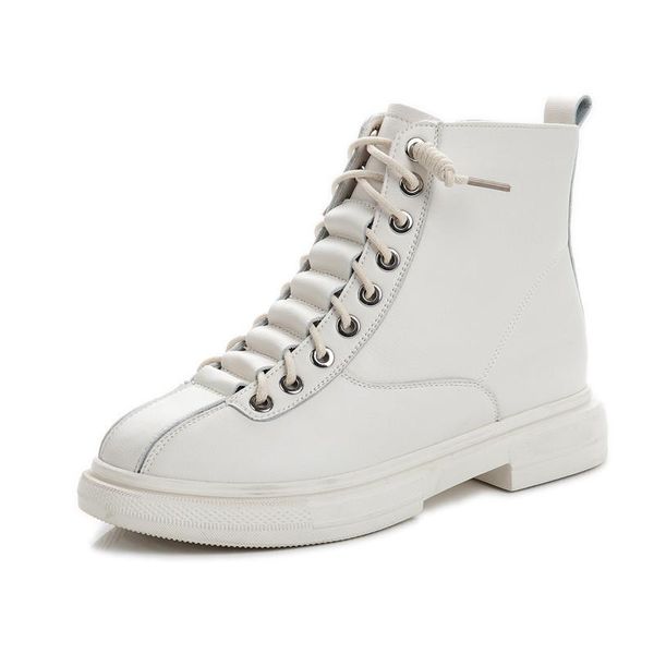 

fashion warm plush snow boots female ankle boots women split leather shoes for winter woman casual motorcycle botas mujer, Black