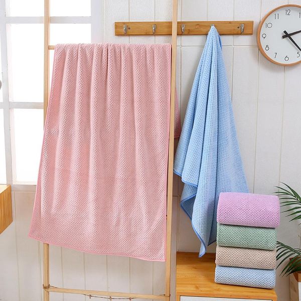 

pineapple thick soft water absorption hair warp knitting coral velvet bath men and women direct sales towel