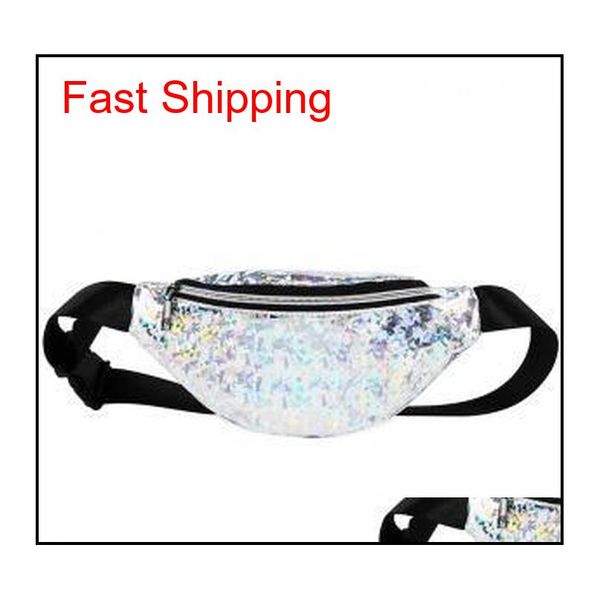 

womens sequins glitter waist bag laser fanny pack shiny hip bags lady satchel gift shiny hip pouch lla220 vlzw0