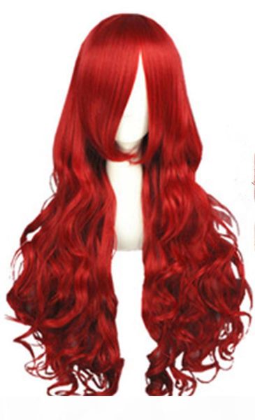 

glueless fast body wave red long mongolian human hair full front lace wigs pre plucked peruvian virgin remy hair, Black;brown