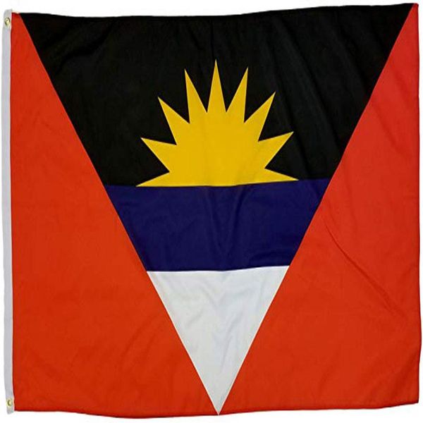 

качество и высокий флаг двери out крытого 3x5ft polyeaster для украшения или барбуда антигуа qylibv mywjqq