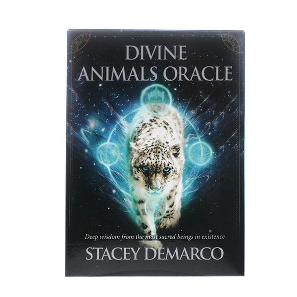 

44 pcs oracle tarot cards divine animals oracle card board deck games palying cards for party game yxlpic dh_niceshop