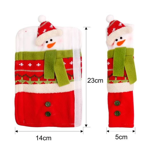 

merry christmas decoration 2020 christmas gifts handle gloves refrigerator handle sets cristmas decorations for home noel bbyhwv lipper