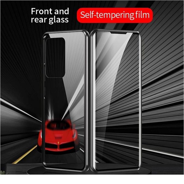 

360 full protection magnetic case for samsung a71 a51 m21 a21s m30s a50 a70 m51 m31 s20fe a31 a41 a11 double-sid jllqkc