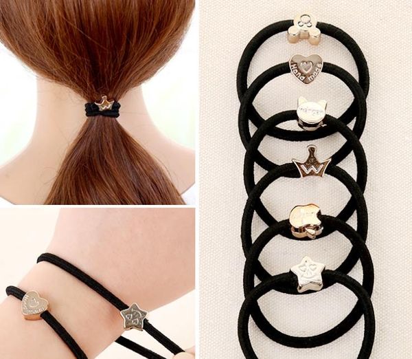 

accessories, hair rings, hairbands, leather covers, high elastic black tie hair, rubber band rubber,hair accessories