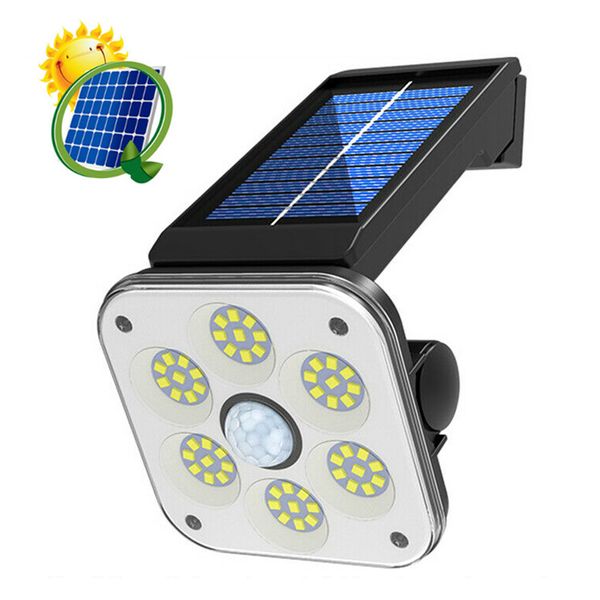 

solar lamp sensor led wall light outdoor waterproof garden floodlight