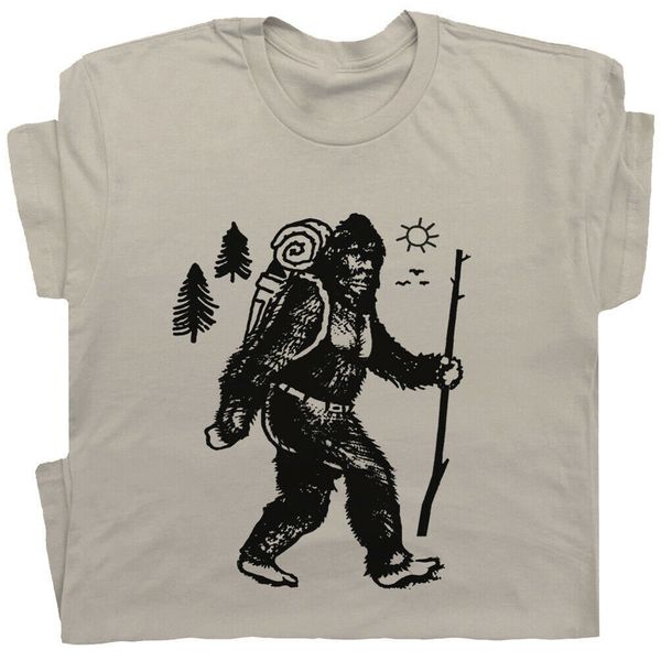 

bigfoot camping t shirt hiker tee vintage yellowstone yosemite men national park tee shirt sport hooded sweatshirt hoodie