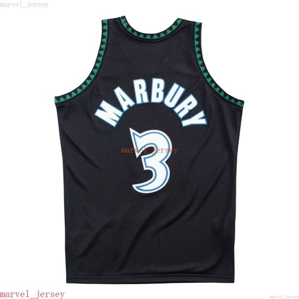 Cucite personalizzate Stephon Marbury 1997-98 Jersey XS-6XL Maglie da basket Maglie da basket Maglie da basket Gioventù giovani