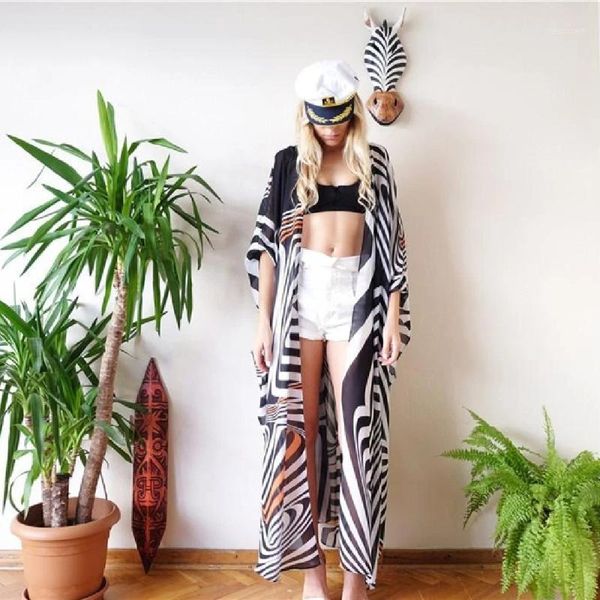 

beach blouses 2020 print tassel blouse plus size kimono bohemian women summer vintage casual cardigan blouses n4671, White