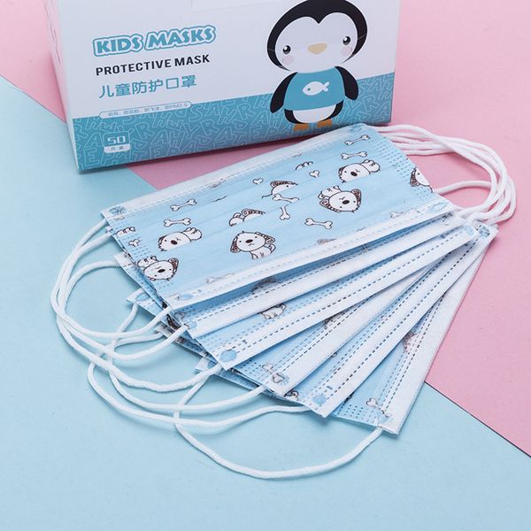 

face manufacturer custom 3 ply cute kids mask