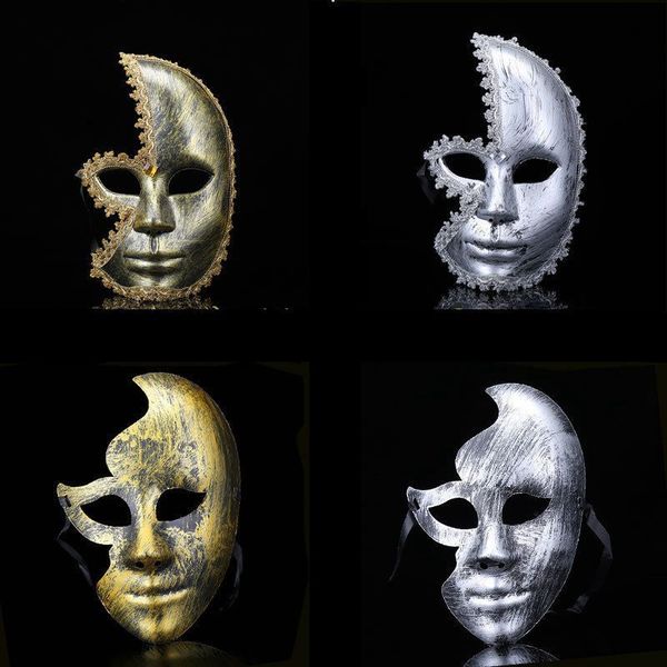 

halloween diy scary white full face hanzi_masks cosplay masquerade mime mask ball party costume masks
