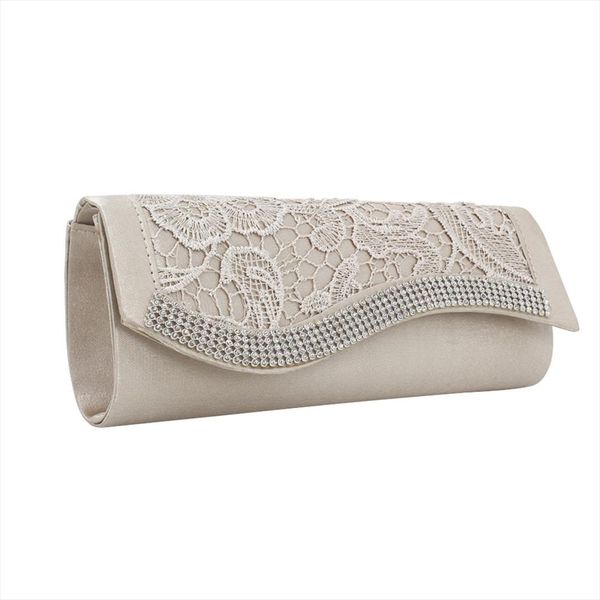 

new fashion lace clutch evening bag graceful diamante diamond crystal clutch bags for women lady 2019