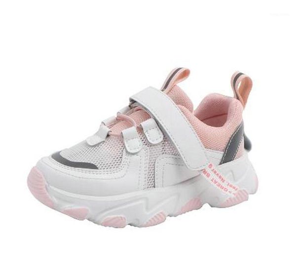 

athletic & outdoor 2021 kids shoes children girls sneakers for baby toddler fashion breathable boys sports size 26-361, Black