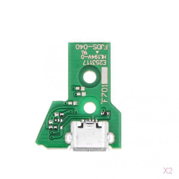

2 pieces micro usb charging port pcb board for ps4 pro game controller jds-040
