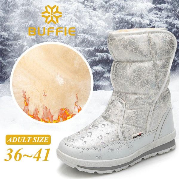 

2020 new women platfrom women shoes 41 female snow boots anti-skid velvet thickening warm down boot jsh-m903, Black