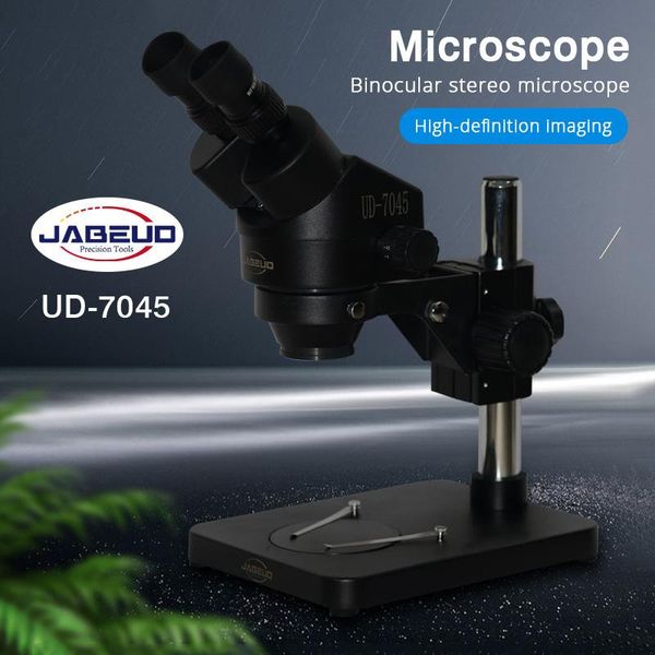 

mobile phone repair binocular stereo microscope 7x-45x zoom stereo with led pcb solder tool mineral watching microscopio
