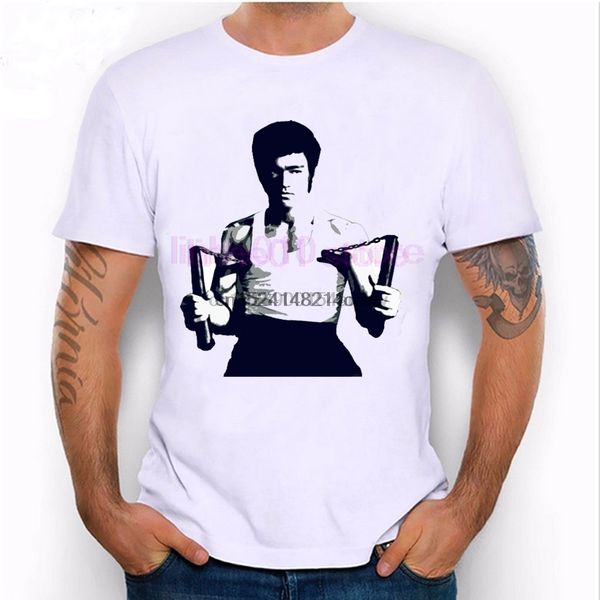 

2020 new summer fashion men short sleeve bruce lee star printed male casual man hipster kung fu boy hoodie designers t shirts sweatshirt