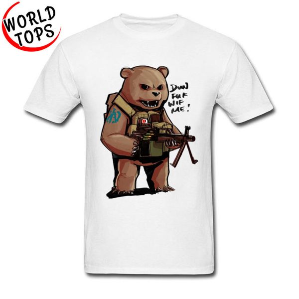 

bear gun funny t shirt design comic cartoon pattern men's tshirt summer autumn men tees sport hooded sweatshirt hoodie