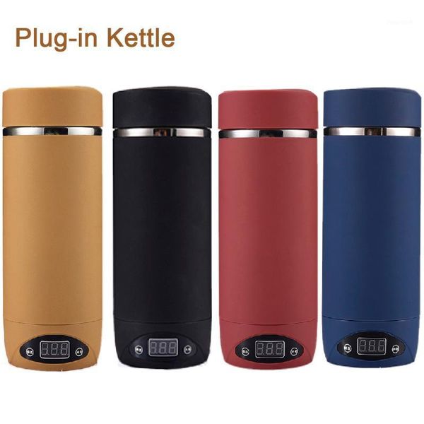 

electric kettles portable kettle 420ml travel mini-heated water boiler low power smart plug-in thermal milk coffee cup1
