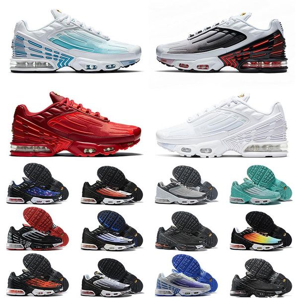 

2020 tuned plus iii tn 3 laser blue crimson red mens women running shoes white deep royal z trainers sports sneakers