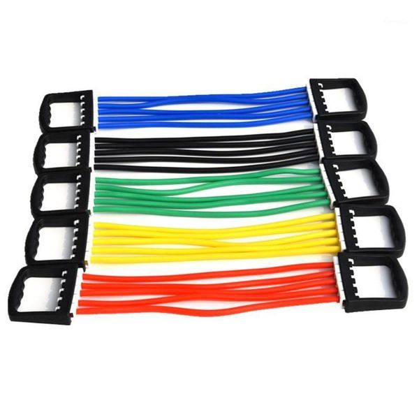 

resistance bands classic delicate adjustable chest expander 5 latex resistance bands fitness arm strength trainer1