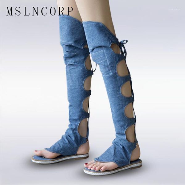 

size 34-43 roman gladiator cross bandage sandals fashion knee high sandalias botas flat women boots sandal shoes girls summer1, Black