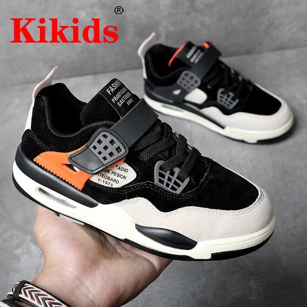 

kikids children summer breathable mesh cloth kids sports boys girls sneakers size 28-39 casual kid shoes, Black;red