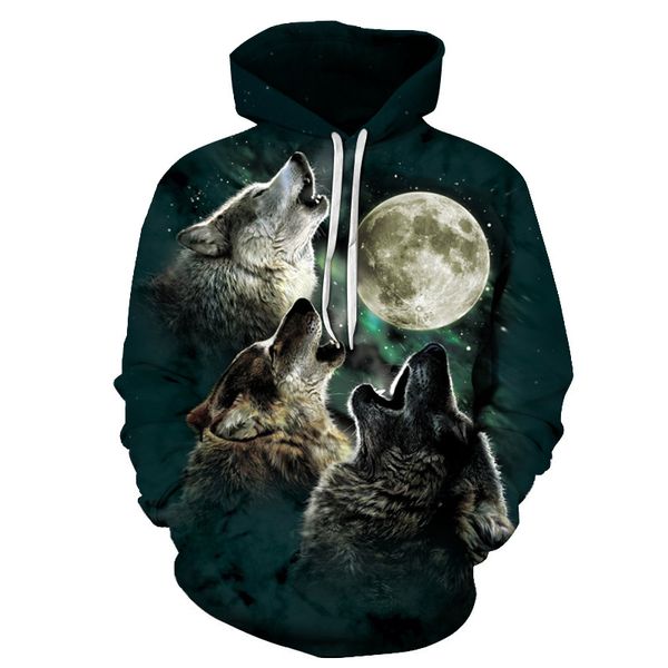 

plus wolf men's men sweatshirt fashion women 3d size brand hoodie printed streetwear funny tracksuit animal hoodies cfpde