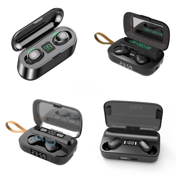

q82 wireless bluetooth headphone led tws 5.0 earphone handsmusic noise cancelling 8d stereo headset sports earbuds mic charging case#607
