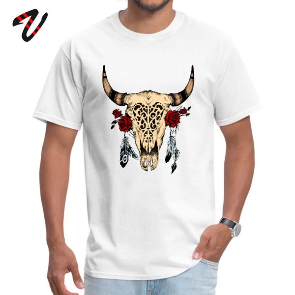 

bull череп цветочного дизайна для мужчин племенной татуировки art flower print streetwear high street топы тис рубашка толстовка с капюшоном