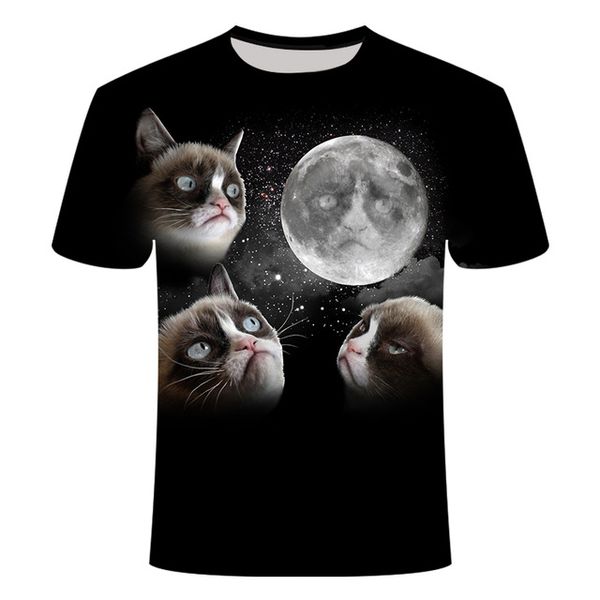 

cats meow star cat cartoon 3d animal 3d print shirts hentai graphic oversized men clothing