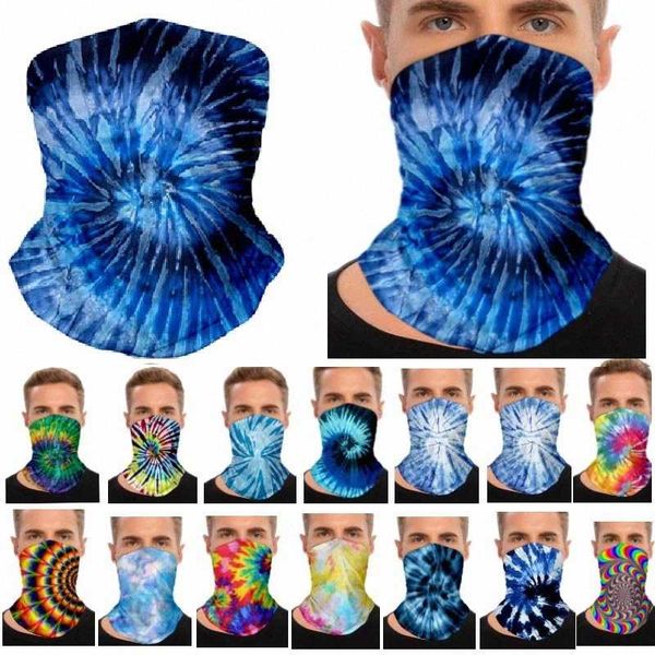 

dust tie dye cycling bandana party masks cover scarf nect gaiter reusable protective face covering mask for women men hhb2o3