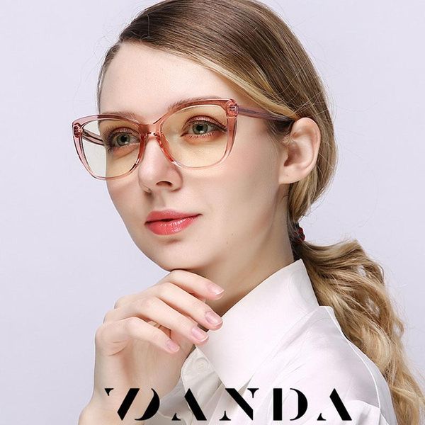 

glasses women cat eye lady anti blue light optical frame tr90 girl eyeglasses transparent anti reflective gaming glasses uv400, White;black