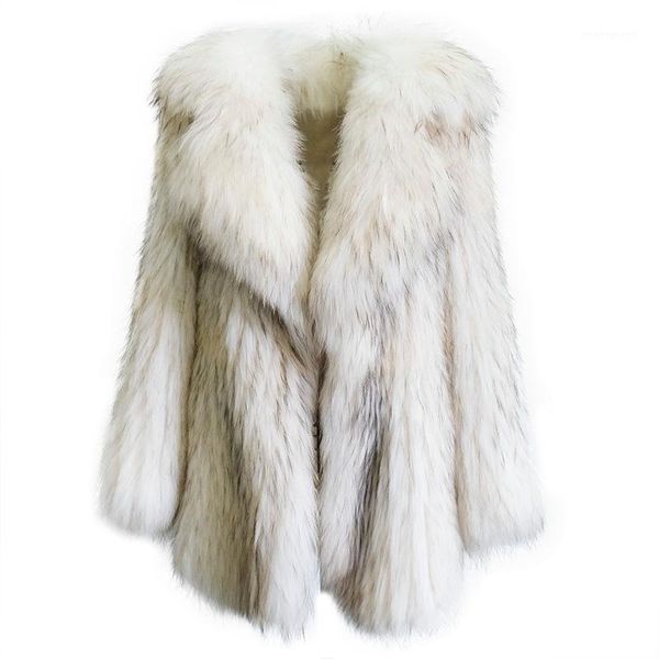 

women's fur & faux real coat female jacket winter women clothes 2021 natural korean jackets outwear chaqueta mujer my1, Black