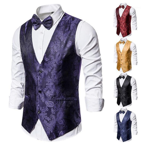 

classic fashion men's stage wedding vest vest studio host singer's etiquette dance men's stage performance costume ves1, Black;white
