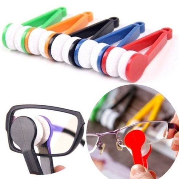 

mini sun glasses eyeglass microfiber brush sun glasses glass cleaner cleaning spectacles tool clean brush