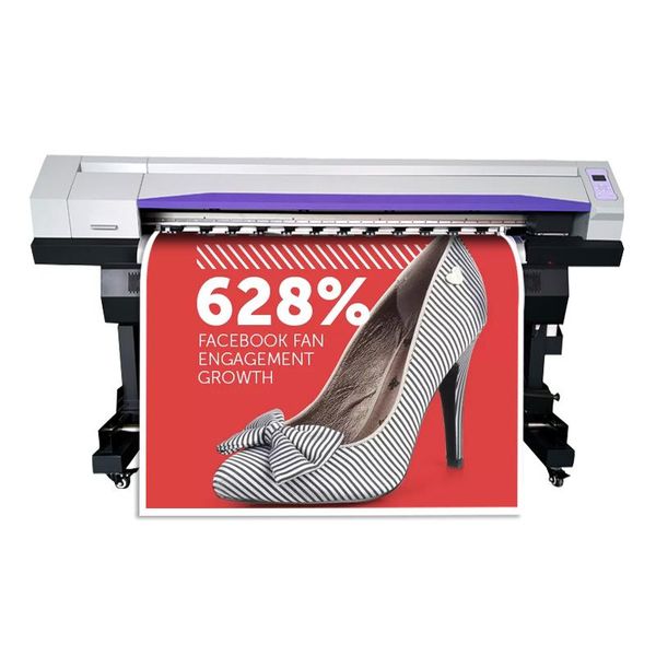 

printers vinyl eco solvent printer 1.6m 5 feet cmyk color sticker dx5 dx7 head machine xp600 banner printing