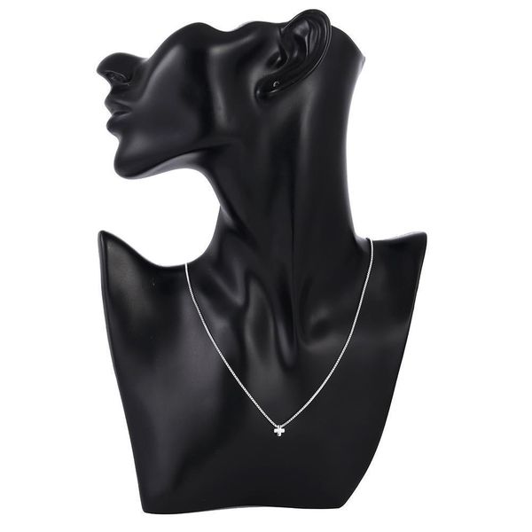 

wholesale charms cross silver color women necklace jewelry lady fashion cute pendant wedding necklace jewelry ln057 h bbyvay