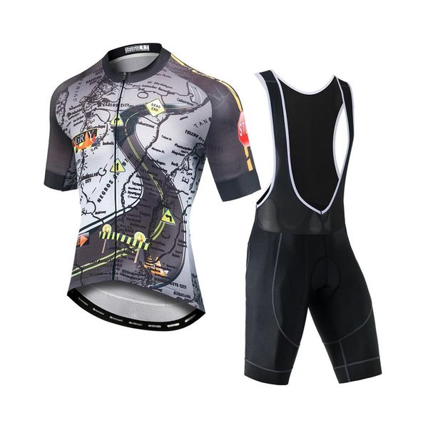 

racing sets yocene short sleeve men's suit summer mountain bike clothing bicycle clothes driving equipment cycling wear, Black;blue