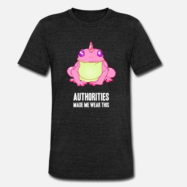 

pink unicorn frog authorities made me wear this designers graphic t shirt fun black summer tracksuit hoodie sweatshirt