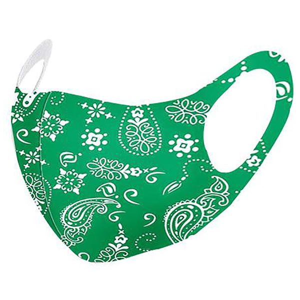

washable mask fashion 3d pm2.5 paisley reusable care shield sun color gold elbow sequins designer face party masks hh9-3210